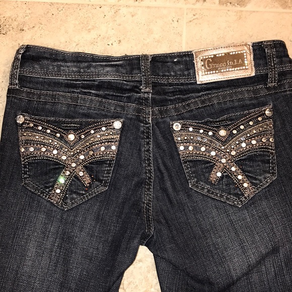 jeans with gems